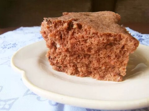 5分で ココア米粉蒸しパン★もちふわ